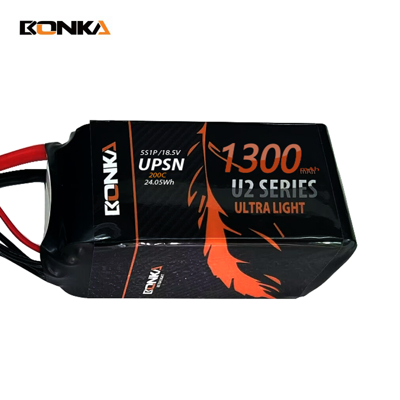 BONKA FPV 1300mAh 200C 5S UPSN Series Racing LiPo